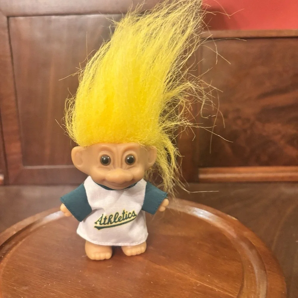 Vintage Russ Mini Fan Troll Doll 3